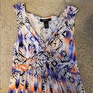 Style and Company Casual Printed Dress (Bin E)